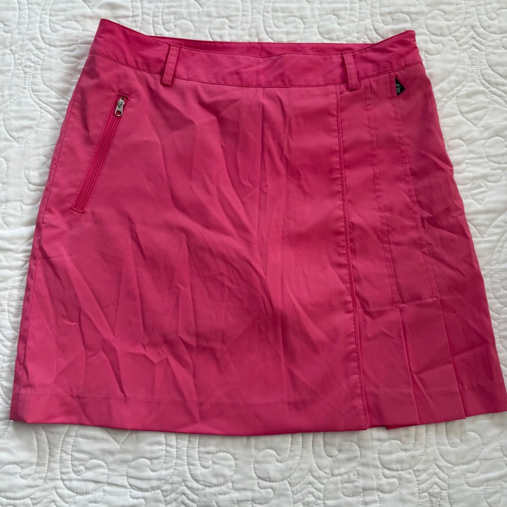 Nivo by Lanctot Pink Golf Pickleball Skort Pleated Athletic Women's Size 4 EUC